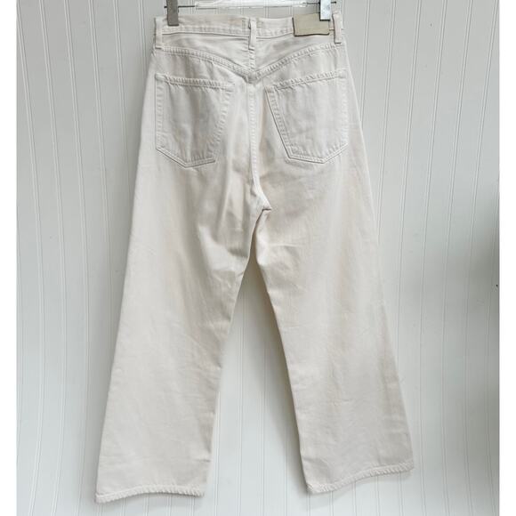 Citizens of Humanity Gaucho Vintage Wide Leg High Rise Jeans Marzipan White 26 - Picture 2 of 4